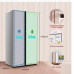 Refrigerator: Hisense 564 L Inverter Frost-Free Side-by-Side Door Inverter Refrigerator (RS564N4SU, Light Pink and White Glass Finish with Inverter Compressor)